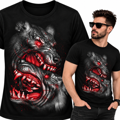 KOSZULKA HORROR PSY